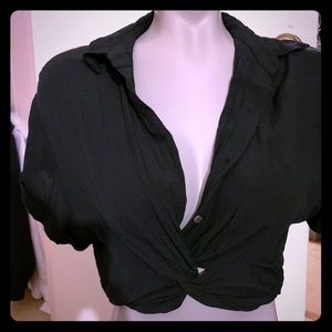 Button up style crop top